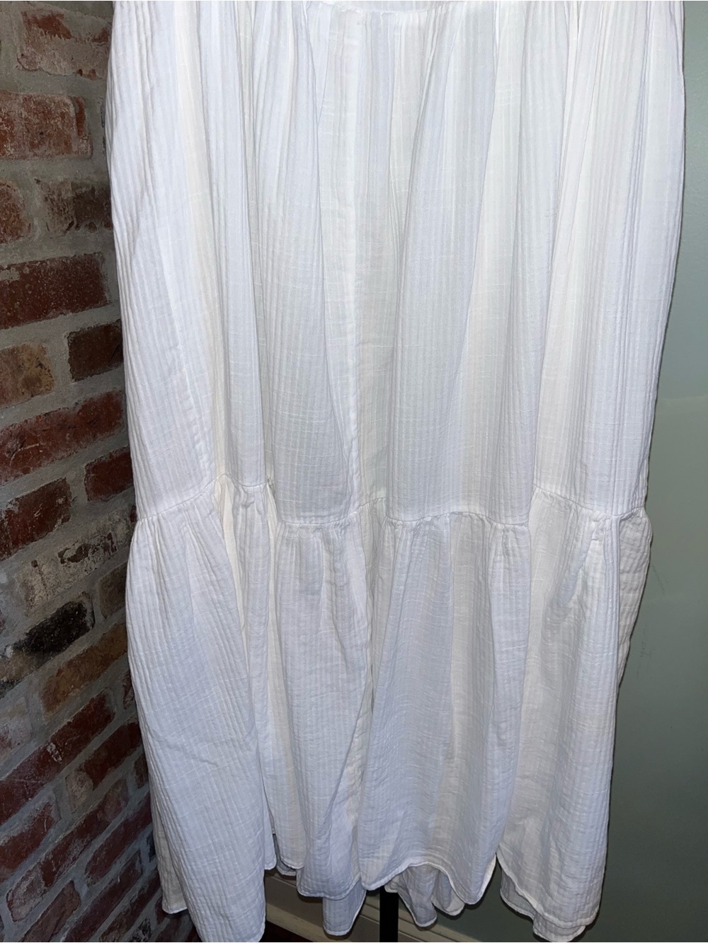 J.Crew Tiered Rope-Tie Sundress in white | size XXS-XS - Picture 7 of 9